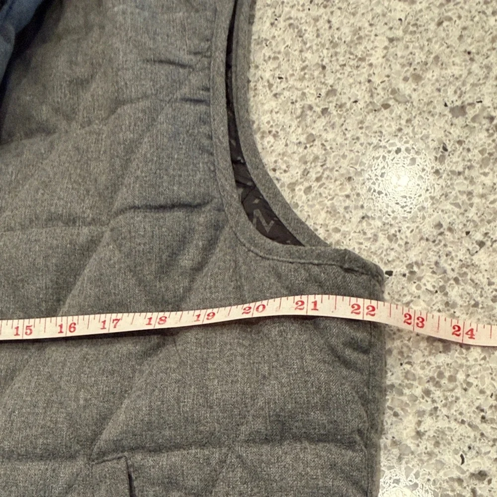 Marc New York Men's Charcoal Grey Quilted Vest - Picture 6 of 8